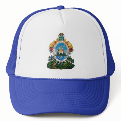 honduras_escudo trucker hat by SandraTAlexander