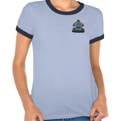 honduras_escudo tshirt for women by SandraTAlexander