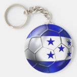 Honduras flag 5 star soccer ball futbol fans gifts keychains