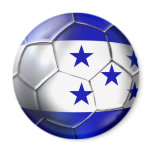 Honduras flag 5 star soccer ball futbol fans gifts magnet