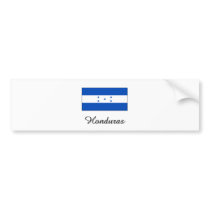 Honduras Flag Design bumper stickers
