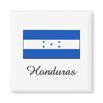 Honduras Flag Design magnets