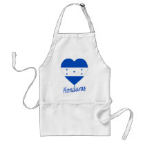 Honduras Flag Heart aprons