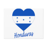 Honduras Flag Heart Postcards