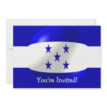 Honduras Flag Invitation For Any Occasion