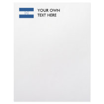 Honduras Flag Customized Letterhead