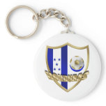 Honduras flag logo emblem La Catrachos Shield Keychain