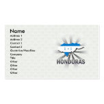 Honduras Flag Map 2.0 Business Card Templates