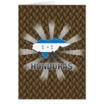 Honduras Flag Map 2.0 Card