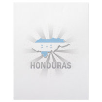 Honduras Flag Map 2.0 Letterhead Design