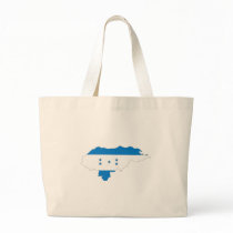Honduras flag map bags