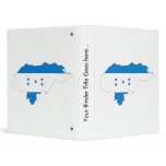 Honduras Flag Map full size Vinyl Binder