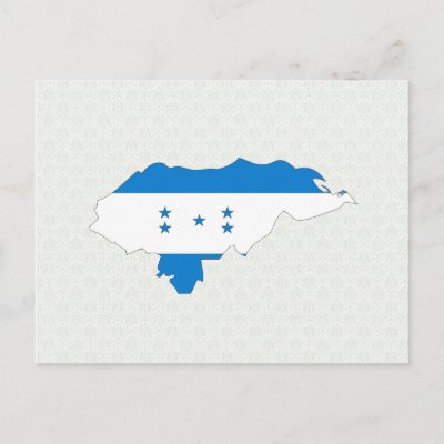 Blank Honduras Map