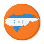 Honduras flag map magnets