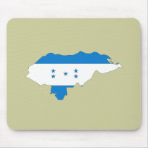 Honduras flag map mouse mats