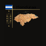 Honduras Flag + Map T-Shirt