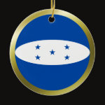 Honduras Fisheye Flag Ornament