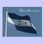 honduras flag postcards