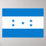 Honduras Flag Print