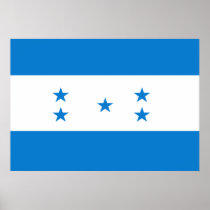 Honduras Flag Print