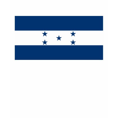 Honduras Flag T-shirt by FlagTshirts