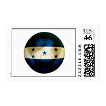 Honduras Football Stamp