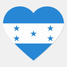 HONDURAS HEART STICKERS