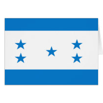 Honduras High quality Flag Greeting Card
