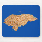 Honduras Map Mousepad