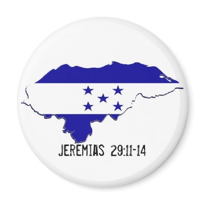 Honduras Mission Jeremias 29:11-14 - Customized Refrigerator Magnet by JessicaShamburger