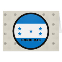 Honduras Roundel quality Flag Cards