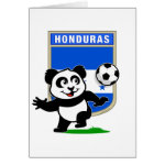 This adorable little panda is too cute! He's featured in front of a large flag from Honduras and ready to play football and score some goals. This cute design is perfect for football players and soccer fans! You can totally customize this gift! Change the color, move the design around, add your own text or images -- make it your own!