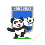 This adorable little panda is too cute! He's featured in front of a large flag from Honduras and ready to play football and score some goals. This cute design is perfect for football players and soccer fans! You can totally customize this gift! Change the color, move the design around, add your own text or images -- make it your own!