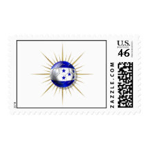 Honduras Soccer Starburst Postage
