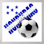 Honduras soccer stars football ball artwork design posters