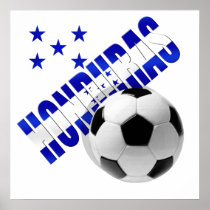 Honduras soccer stars football ball artwork design posters