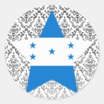 Honduras Star Round Stickers