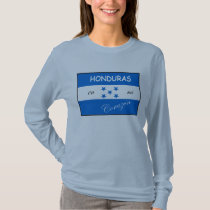 Honduras T-shirt de dama con manga larga