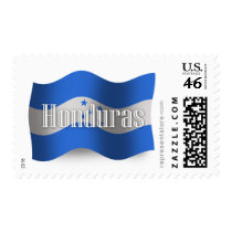 Honduras Waving Flag Postage Stamp
