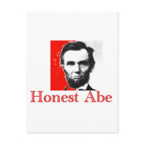 "Honest Abe" Abe Lincoln Art T-Shirt & Gifts Post Card
