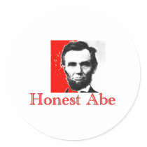 "Honest Abe" Abe Lincoln Art T-Shirt & Gifts stickers by gailg1957 "Honest Abe" Abe Lincoln Art T-Shirt & Gifts stickers