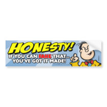 Honesty bumper stickers