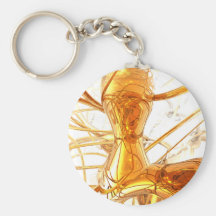 Honey Abstract Keychain