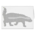 honey badger ascii cards