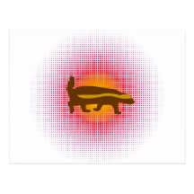 Honey Badger Bang Bang Balls Whoopie! Postcard