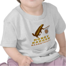 Honey Badger Basketball Tshirts
