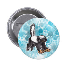 Honey Badger Button
