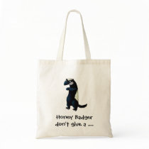 Honey Badger -custom text- Canvas Bags