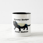 Honey Badger -custom text- Coffee Mugs