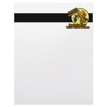honey badger doesnt play well with others 3 personalized letterhead